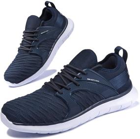 img 4 attached to 👟 Anbenser Lightweight Non-Slip Athletic Sneakers