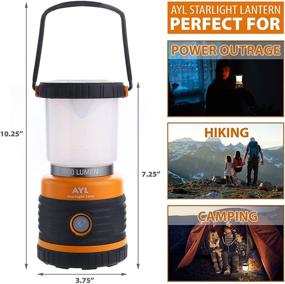 img 1 attached to 🔦 Rechargeable LED Camping Lantern | 1800LM | 4 Light Modes | 4400mAh Power Bank | IP44 Waterproof | Ideal for Hurricane, Emergency, Power Outages, Home, and More | Includes USB Cable