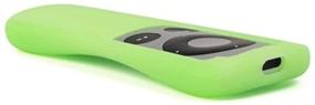 img 1 attached to 📺 SIKAI Apple TV Remote Case - Shockproof Silicone Cover for Apple TV 2 3 Remote, Skin-Friendly & Anti-Slip, Washable & Anti-Lost, Multi-Colors with Remote Loop (Glow in Dark Green)