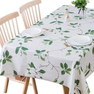 jzy kitchen wipeable tablecloth rectangle: easy-clean and stylish dining solution logo