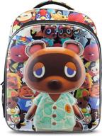 🐾 adorable animal crossing horizons backpack for girls: a stylish and playful accessory логотип