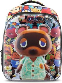 img 4 attached to 🐾 Adorable Animal Crossing Horizons Backpack for Girls: A Stylish and Playful Accessory