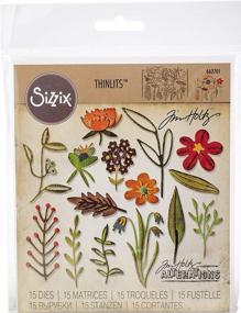 img 3 attached to 🌸 Funky Floral #2: Sizzix Thinlits Die Set - Vibrant and Versatile!