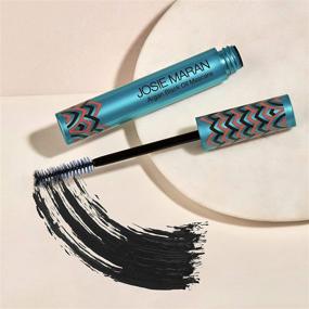 img 2 attached to 💜 Josie Maran Argan Black Oil Mascara: Enhances, Strengthens, and Volumizes with Bamboo Extract and Natural Ingredients - 8ml/0.27oz