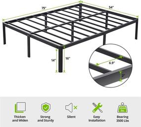 img 3 attached to TATAGO Mattress Foundation Platform Withstand