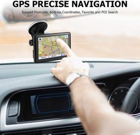 img 1 attached to 7 inch HD Screen GPS Navigation System for Car Truck - Voice 🚗 Broadcast, Speed ​​Camera Warning, Driving Alert - Latest 2021 Edition with Free Lifetime Maps (Black)