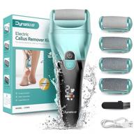 🦶 dynabliss upgraded electric callus remover for feet - 4 roller heads, led light, 2 powerful speed - best for hard cracked dry dead skin logo