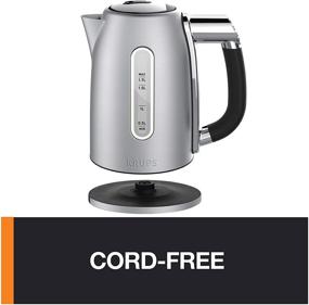 img 1 attached to 🔌 KRUPS BW710D51 Cool-touch Stainless Steel Electric Kettle: Adjustable Temperature & 1.7-Liter Capacity