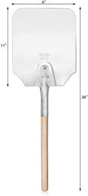 img 1 attached to 🍕 High-quality New Star Foodservice 50219 Aluminum Pizza Peel with Wooden Handle - 9 x 11 inch Blade, Ideal for Home and Commercial Use - 26 inch Overall Length