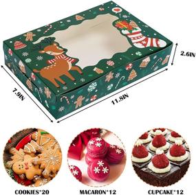 img 3 attached to Bowount Christmas 11 8X7 9X2 6 Cupcakes Holiday