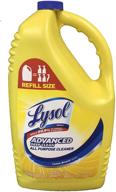 🍋 lysol disinfectant 144 ounce refill bottle (powerful deep clean with refreshing lemon breeze scent) logo