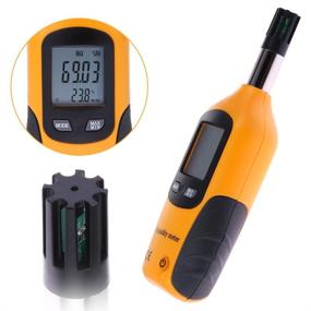 img 1 attached to 🌡️ Mengshen M86 Digital Temperature and Humidity Meter with Dew Point and Wet Bulb Temperature - Battery Included: A Comprehensive Measurement Device