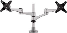 img 4 attached to 💻 ViewSonic Dual Monitor Mounting Arm - LCD-DMA-001 - Vesa Mount for Two 24" Monitors