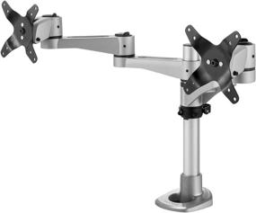 img 3 attached to 💻 ViewSonic Dual Monitor Mounting Arm - LCD-DMA-001 - Vesa Mount for Two 24" Monitors