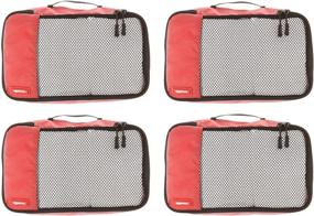 img 3 attached to AmazonBasics Piece Packing Travel Organizer Travel Accessories in Packing Organizers