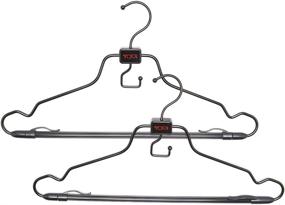 img 3 attached to 🧳 TUMI – Set of 2 Durable Reversible Travel Hangers for Garment Bags – Black Luggage Accessories