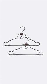 img 2 attached to 🧳 TUMI – Set of 2 Durable Reversible Travel Hangers for Garment Bags – Black Luggage Accessories