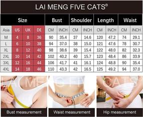 img 3 attached to 👗 LAI MENG FIVE CATS: Стильные платья для женской одежды собрания