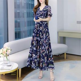 img 2 attached to 👗 LAI MENG FIVE CATS: Стильные платья для женской одежды собрания