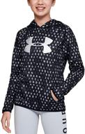 одежда и активная одежда для девочек under armour fleece novelty downpour логотип