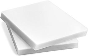 img 4 attached to 🔖 KTRIO Letter Size Laminating Sheets 200 Pack, 3 Mil Clear Thermal Laminating Pouches 9 x 11.5 Inch for Laminator, Round Corner Lamination Sheets for 8.5 x 11 Inch Paper