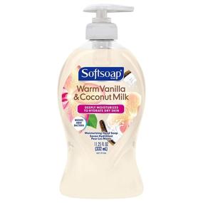 img 3 attached to 🧴 Softsoap Deep Moisturizing Hand Soap Pump, Warm Vanilla & Coconut Milk - 11.25 fl oz, 6 Pack