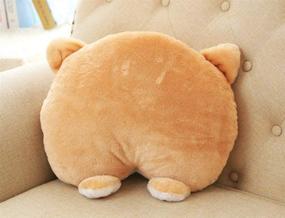 img 2 attached to 🐶 VEEKI Corgi Butt Pillow - Adorable Animal Plush for Sofa, Cushion Toy, and Multipurpose Use - Perfect as Birthday Gift