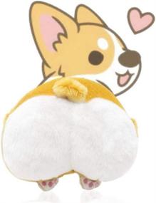 img 3 attached to 🐶 VEEKI Corgi Butt Pillow - Adorable Animal Plush for Sofa, Cushion Toy, and Multipurpose Use - Perfect as Birthday Gift