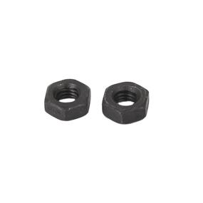 img 2 attached to Pack of 100 Grade 8 Hexagon Hex Nut Black Carbon Steel - uxcell A16033100UX0563 M3 Carbon Steel