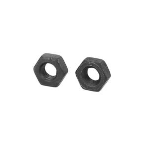 img 1 attached to Pack of 100 Grade 8 Hexagon Hex Nut Black Carbon Steel - uxcell A16033100UX0563 M3 Carbon Steel