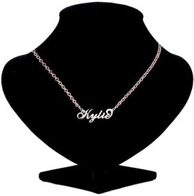 img 2 attached to Casa Novia Personalized Nameplate Semi Custom Boys' Jewelry: Exquisite Personalization for the Modern Gentleman