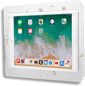 img 4 attached to 📱 TABcare Anti-Theft Acrylic VESA Enclosure for Apple iPad Mini 1/2/3: Secure Wall Mount Kit &amp; 90-Degree Angle Charge Cable (iPad Mini 1/2/3 8&#34;, Clear)