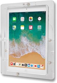 img 3 attached to 📱 TABcare Anti-Theft Acrylic VESA Enclosure for Apple iPad Mini 1/2/3: Secure Wall Mount Kit &amp; 90-Degree Angle Charge Cable (iPad Mini 1/2/3 8&#34;, Clear)