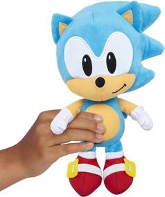 img 3 attached to Sonic Hedgehog Plush Figure: Bring the Iconic Video Game Character to Life!
