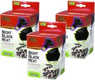 zilla night black incandescent spot heat bulb 75 watt (3 pack): optimal heating solution for reptiles & amphibians logo