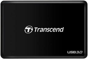 img 2 attached to 📷 Black Transcend USB 3.0 Super Speed Multi-Card Reader (TS-RDF8K) for SD/SDHC/SDXC/MS/CF Cards