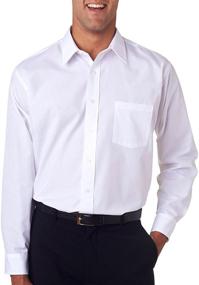 img 1 attached to 👔 Van Heusen V0214 Long Sleeve Cotton Rich: Timeless Comfort & Style for All-Day Wear