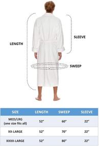 img 2 attached to 🚿 Boca Terry XXL Waffle Bathrobe