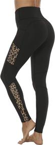 img 3 attached to 🩳 Persit Leggings for Women: High Waisted Workout Leggings with Pockets & Tummy Control