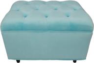 💎 experience ultimate chic comfort with aqua tiffany fun furnishings tres chic ottoman logo