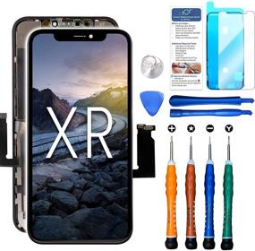 img 4 attached to 📱 Замена ЖК-экрана Ace Tech Cellular для iPhone XR 6,1 дюйма - модель A1984, A2105, A2106, A2108 - модуль дисплея с сенсорным экраном.