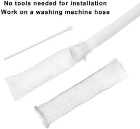 img 1 attached to 🧺 12-Pack Stainless Steel Washing Machine Lint Traps - Snare Laundry Mesh Washer Hose Filter with 12 Pieces