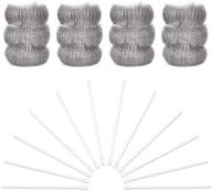 🧺 12-pack stainless steel washing machine lint traps - snare laundry mesh washer hose filter with 12 pieces logo