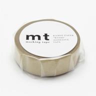 🔶 mt solids gold washi paper masking tape, 3/5" x 11 yd (mt01p205) logo