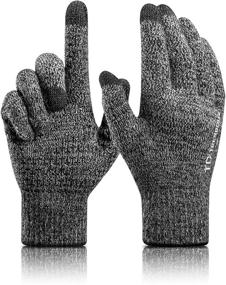 img 4 attached to 🧤 TRENDOUX Touchscreen Gloves for Men - Texting Smartphone Accessories