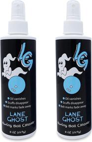 img 4 attached to Lane Ghost Bowling Ball Cleaner Spray Kit - 2 Pack: USBC Approved, Restores Tack, Removes Oil, Scuff, and Belt Marks, Prolongs Ball Lifespan