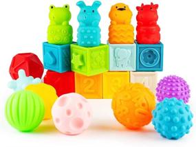 img 4 attached to 🧩 Woby Educational Stacking Building Teething