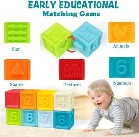 img 2 attached to 🧩 Woby Educational Stacking Building Teething