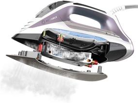 img 3 attached to Reliable Velocity 230IR: Compact Sensor Vapor Generator Home Steam Iron – Efficient 120V Clothes Iron with Auto Shut Off, Anodized Aluminum Soleplate, Continuous Steam Ironing at 1800W