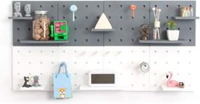 img 2 attached to Enhance Bathroom Organization with Decorative Pegboard Solutions